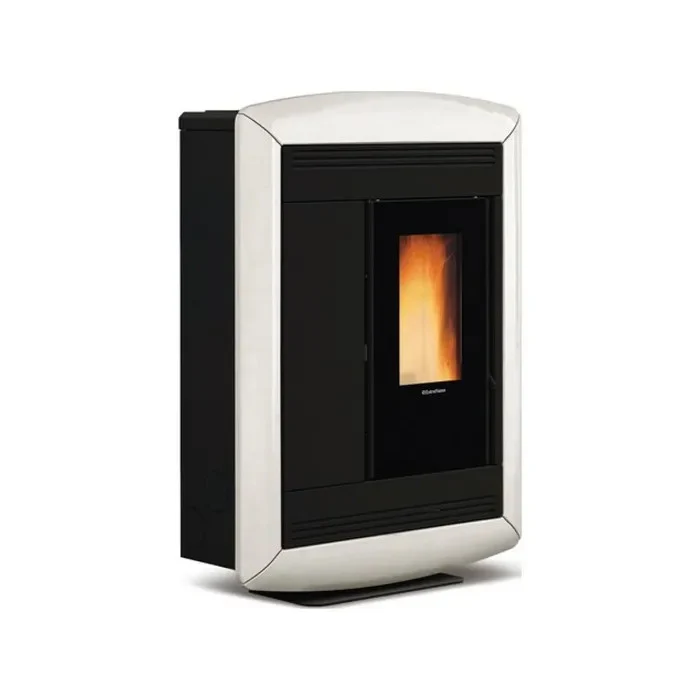 Extraflame Nordica Stufa a Pellet Canalizzata Souvenir Plus Lux 5.0 10 kW 287 m³ Tortora Maiolica