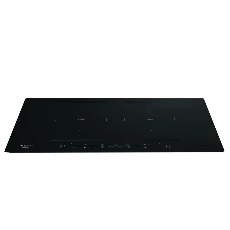 Hotpoint Ariston Piano Cottura a Induzione HB 5177C NE Da Incasso 77 cm 4 Zone Vetro Nero 7200W