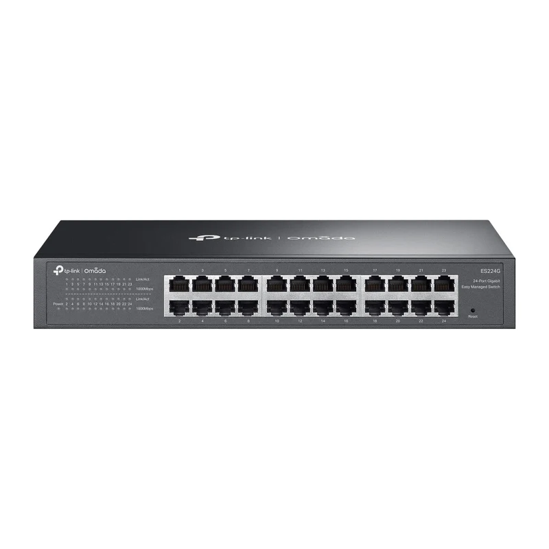 TP-Link Omada ES224G Switch Gigabit 24 porte RJ45 10/100/1000 Mbps Rack 19"