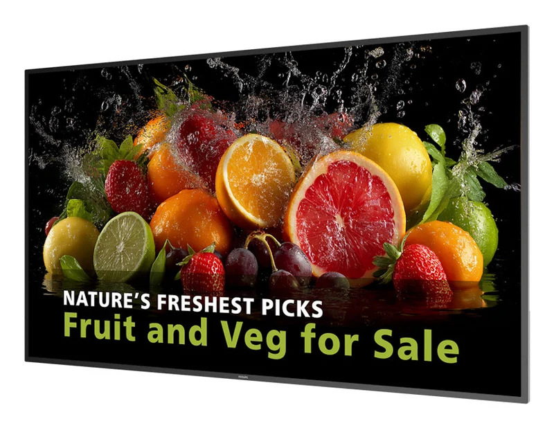 Philips Monitor Digital Signage 65BDL5050D/00 65" LCD UHD 3840x2160 600 cd/m² Wi-Fi Android 14 Nero