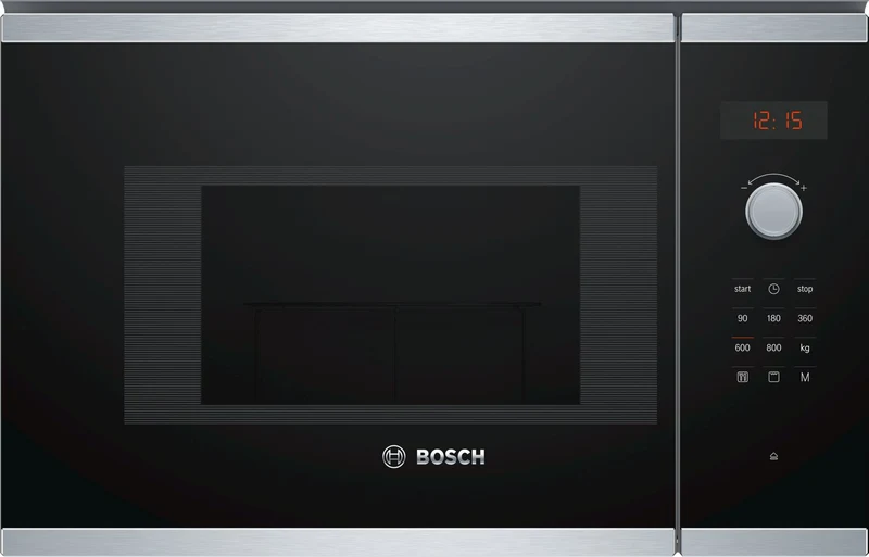 Bosch BEL523MS0 Forno a Microonde da Incasso 20L 800W Nero con Grill