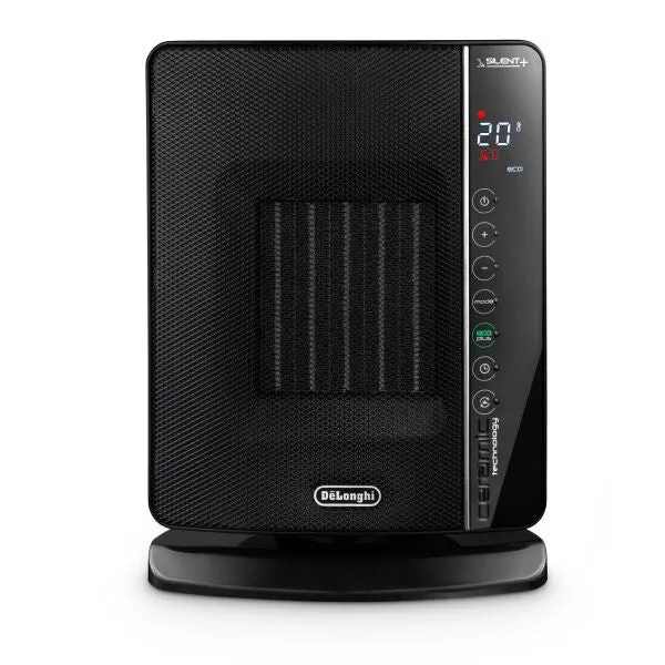 De'Longhi DCH7993ER.BC Termoventilatore Ceramico 2400W Nero con Telecomando