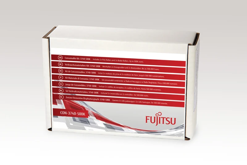 Fujitsu Kit Consumabili Multicolore per Scanner fi-7600/fi-7700 - 500K scansioni