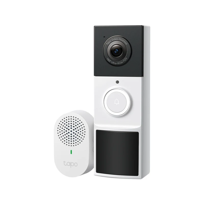 TP-Link Tapo D210 Videocitofono Smart 3MP Wireless Nero e Bianco Visione Notturna