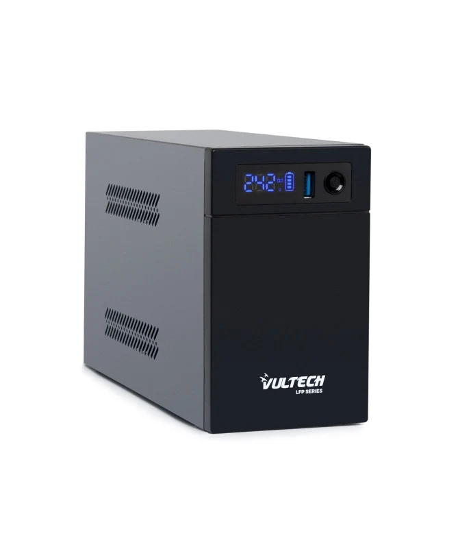Vultech Gruppo di Continuità Line Interactive 1000VA/530W LiFePo4 2 Prese AC