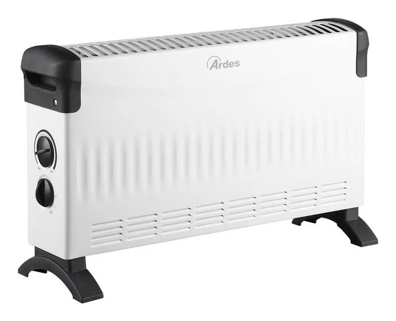 Ardes AR4C06T Stufa Elettrica a Convezione 1500W Nero e Bianco con Termostato Regolabile