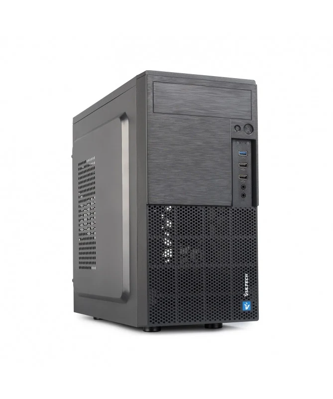 Vultech Case Mini Tower Nero Micro ATX/Mini-ITX con Alimentatore 250W Incluso