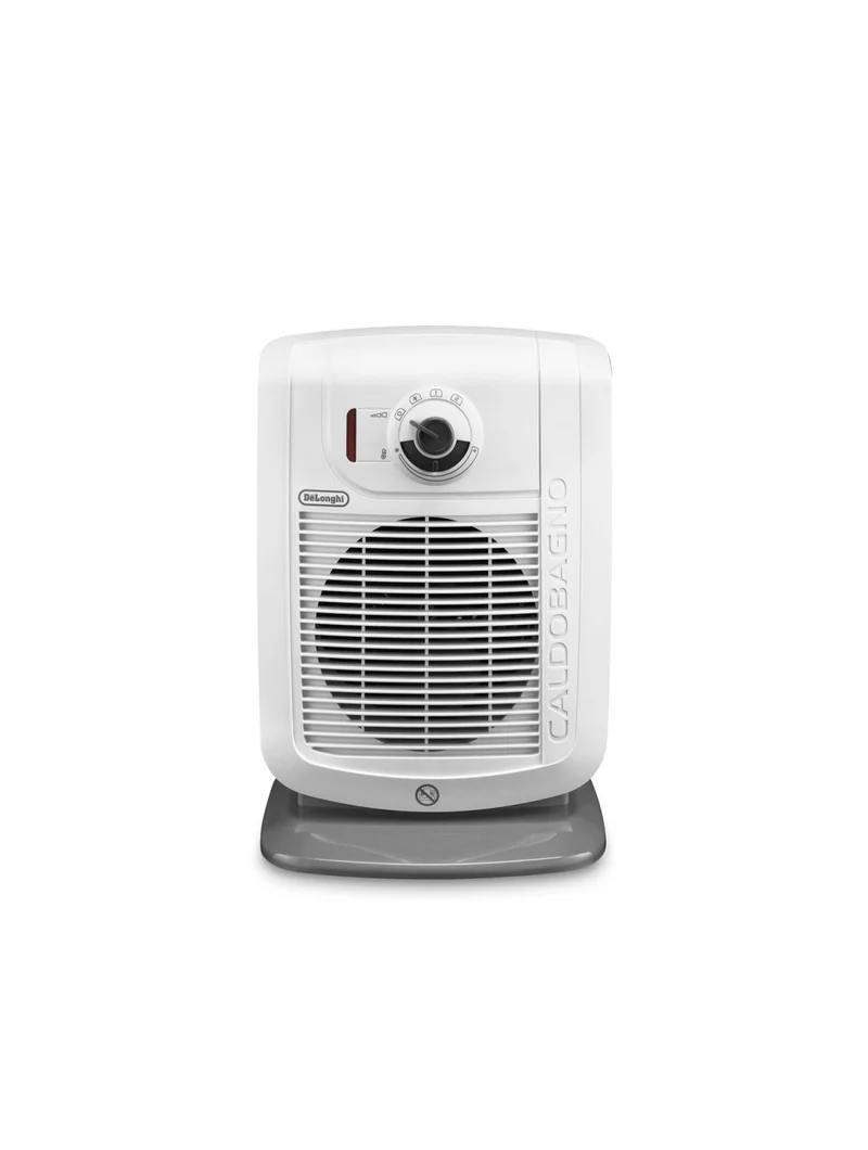 De'Longhi Termoventilatore Caldobagno HBC3030 ECO-SILENCE 2 Livelli Potenza 2000W/1150W