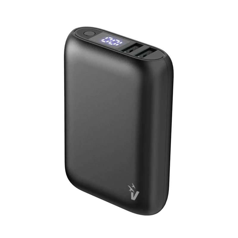 VulTech Power Bank VPB-WP10BK 10000mAh Display LCD 3 Porte USB-A USB-C Quick Charge 22.5W