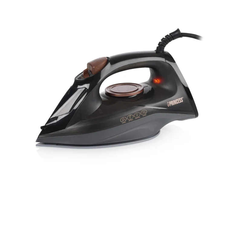 Princess Ferro da Stiro a Vapore 323091 3000W 7,5 bar 70 g/min Piastra Ceramica Serbatoio 1,5L Anticalcare