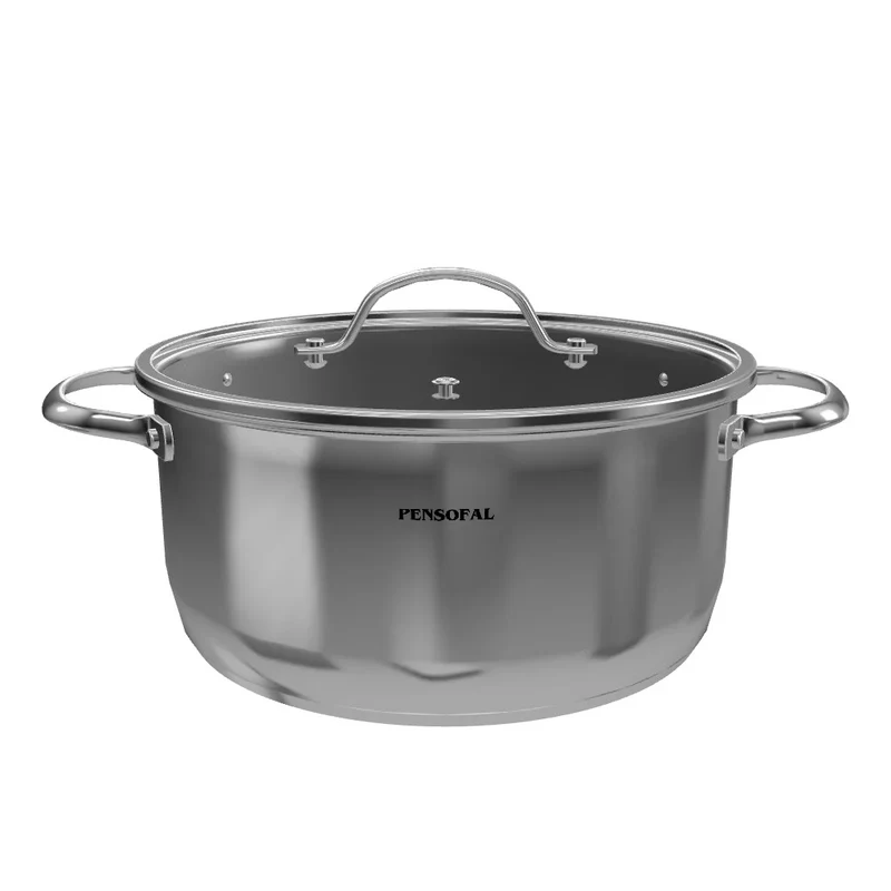 Pensofal Casseruola Alta in Alluminio Riciclato con Manico Inox – Gas, Elettrico, Vetroceramica e Forno – 16/20/24 cm