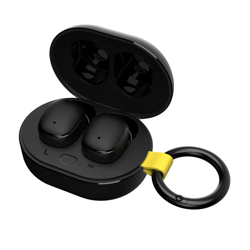 VulTech DRIP EP-30BK Auricolari Bluetooth 5.4 In-Ear TWS con Custodia di Ricarica, IPX5, 14 Ore, USB-C, Nero