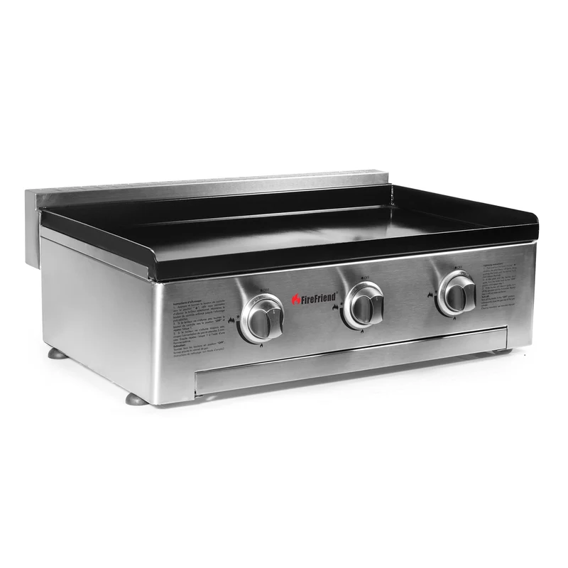 Tristar FireFriend BQ-6395 Piastra a Gas 3 Bruciatori 7,2 kW Ghisa Smaltata 72x41,6 cm