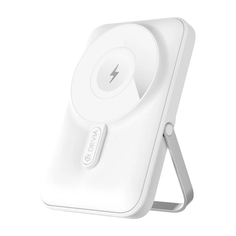 Devia Extreme Speed Power Bank Wireless Magnetico con Supporto Apple Watch 10000 mAh 22.5W Bianco