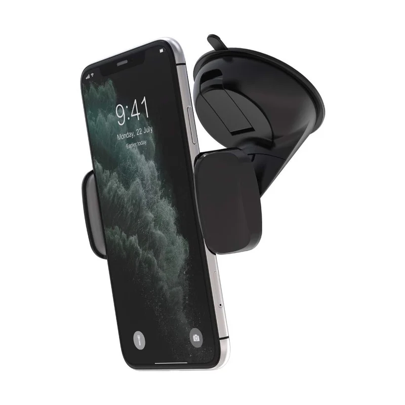 Devia Supporto Smartphone da Auto a Ventosa 360° Universale 3.5-6.5 Pollici Nero