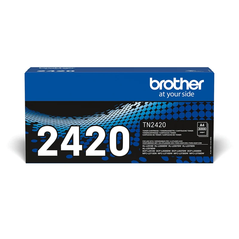 Brother TN-2420 Toner Originale Nero Alta Capacità 3000 pagine per Stampanti Laser