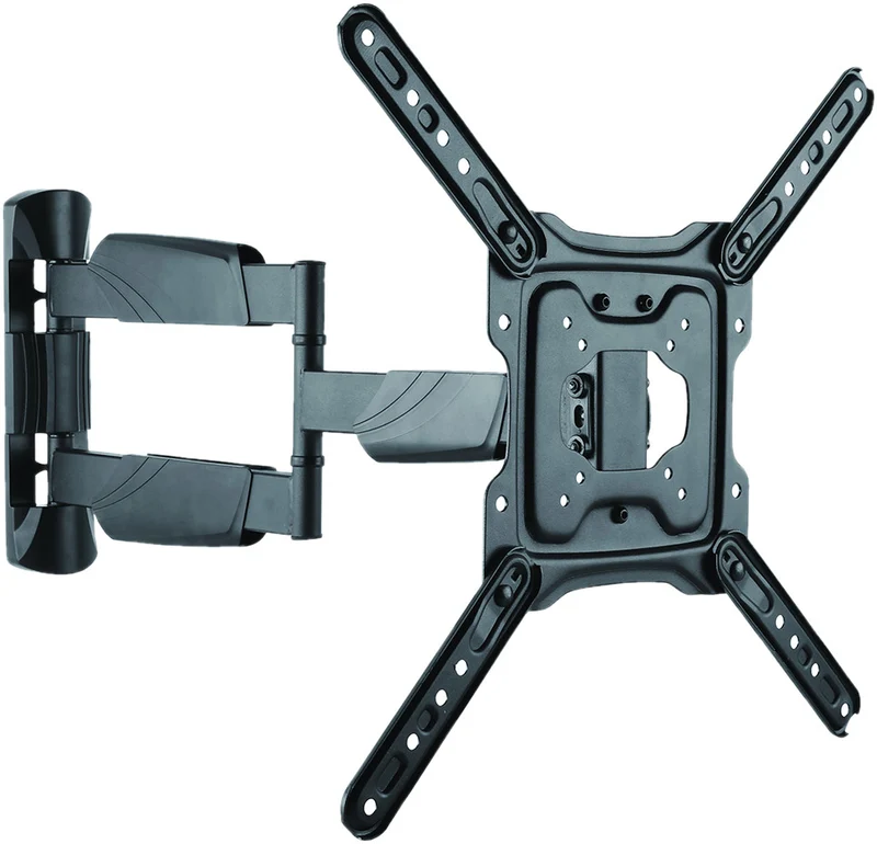 VALUE Staffa TV/Monitor a Parete 17.99.1144 32"-55" 4 Snodi VESA 200x200-400x400 Max 35kg Nero
