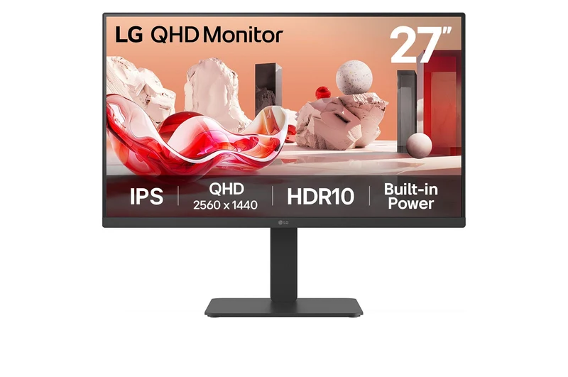 Monitor Lcd LG 27BA54QB-B 27" Quad HD IPS 2560x1440 Nero
