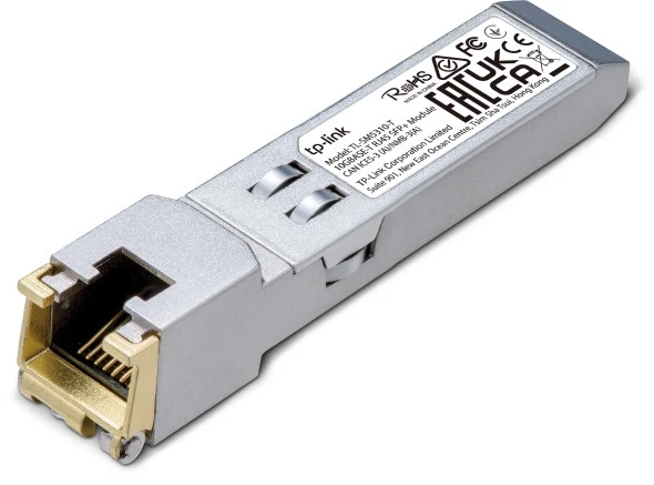 TP-Link TL-SM5310-T Modulo Ricetrasmettitore SFP+ 10G RJ-45 Rame Argento