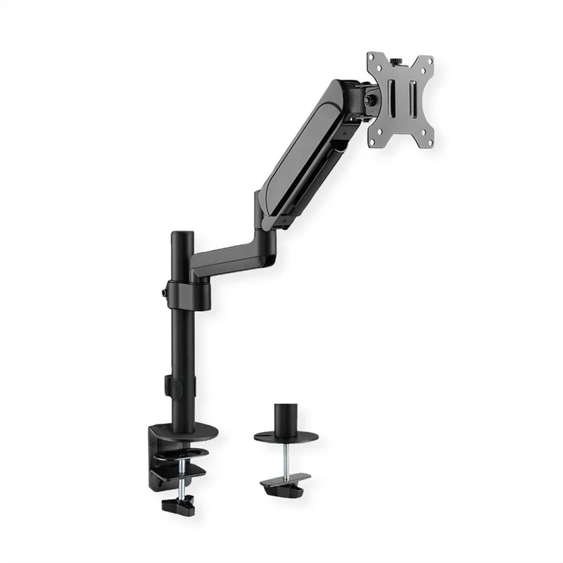 Value Supporto TV da Scrivania 32" Rotante Regolabile in Altezza Nero