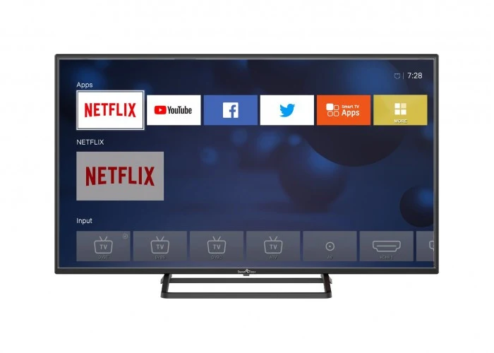 Smart-Tech TV LED 40" Full HD SMT40N30FV1U1B1 Smart TV Wi-Fi DVB-T2/S2 Netflix YouTube Nero