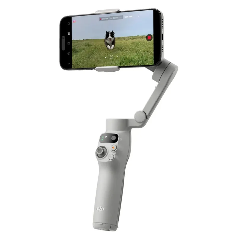 DJI Osmo Mobile 7 Stabilizzatore Gimbal per Smartphone 3 Assi, ActiveTrack 7.0, Treppiede Integrato, 300g, 10h Autonomia