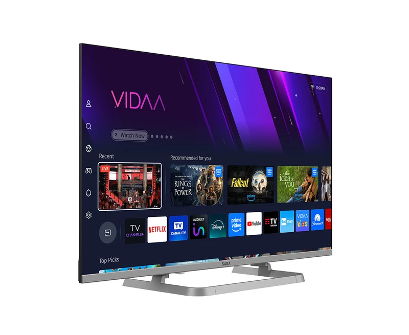 SABA Smart TV 32" SA32SM10VDA LED HD VIDAA Wi-Fi DVB-T2/C/S2 TivuSAT Grigio