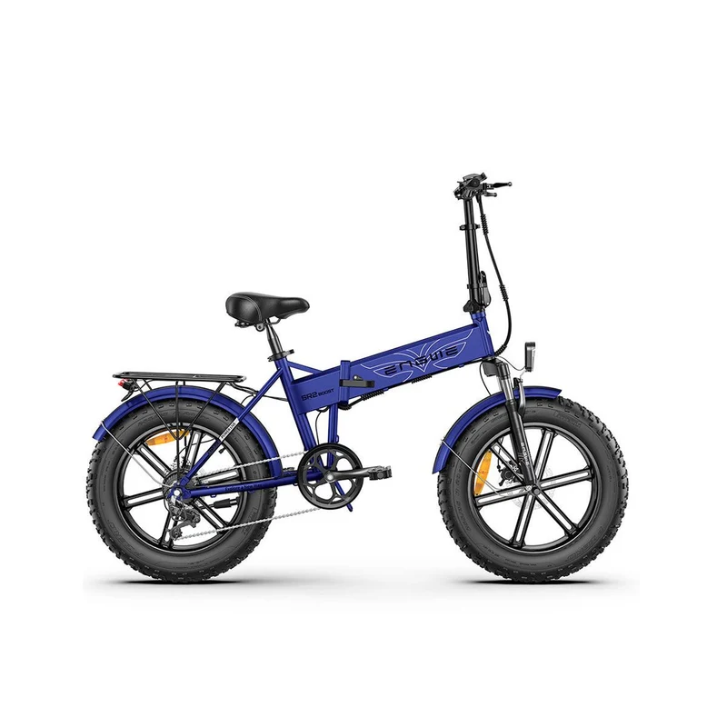 Engwe SR2 City Bike Elettrica Pieghevole in Alluminio 250W 48V 13Ah 90km Ruote 20'' Nera
