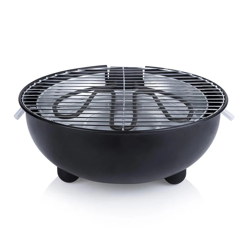 TRISTAR BQ-2880 Barbecue Elettrico da Tavolo 1250W 30cm Nero