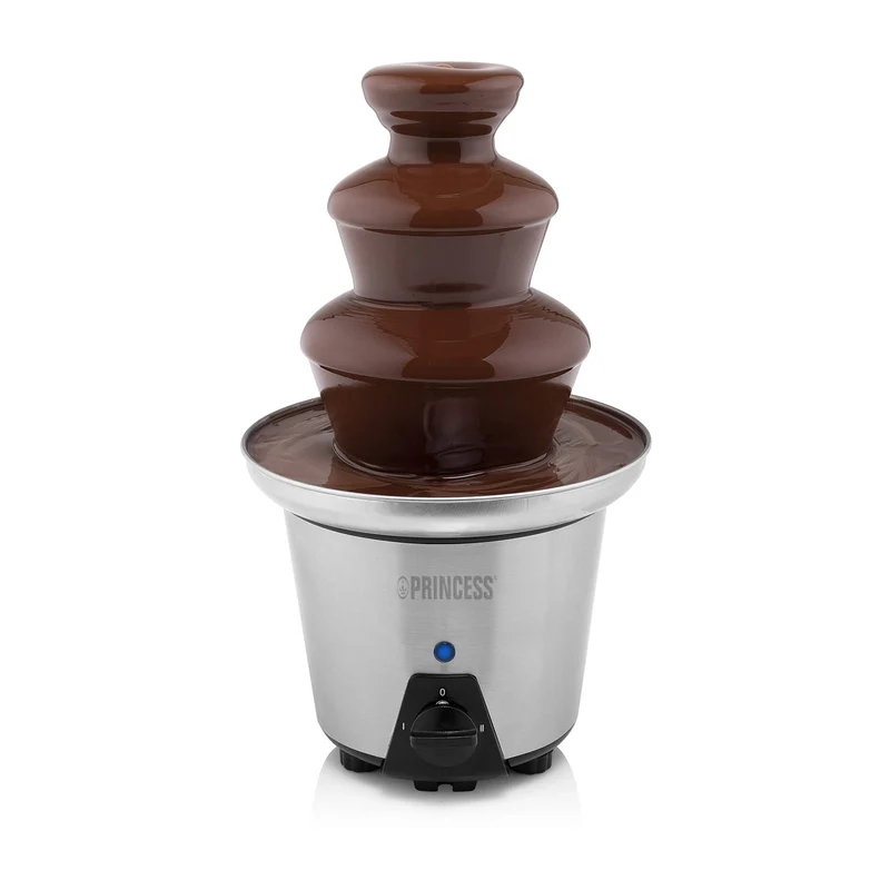 Princess Fontana di Cioccolato XL 292998 - 3 Livelli, Acciaio Inox, 0,7 L, 90 W