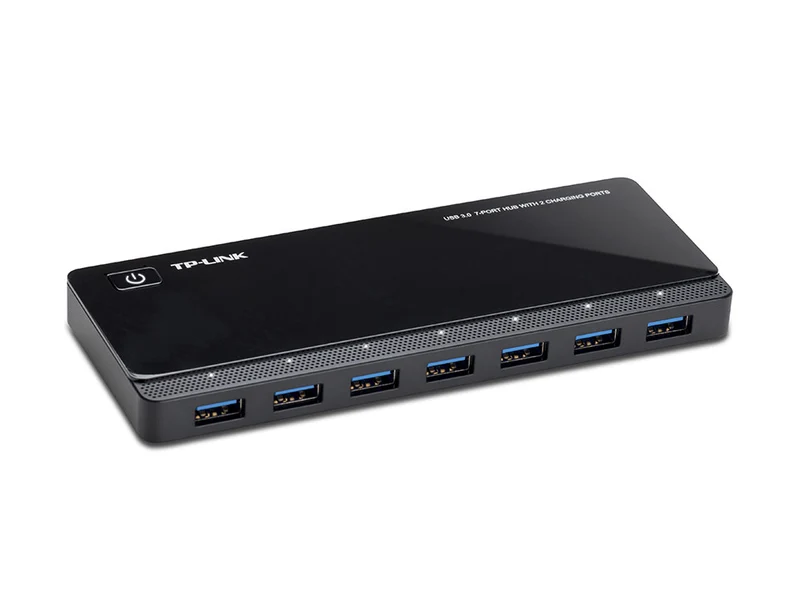 TP-Link UH720 Hub USB 3.0 7 Porte Nero Alimentazione Esterna