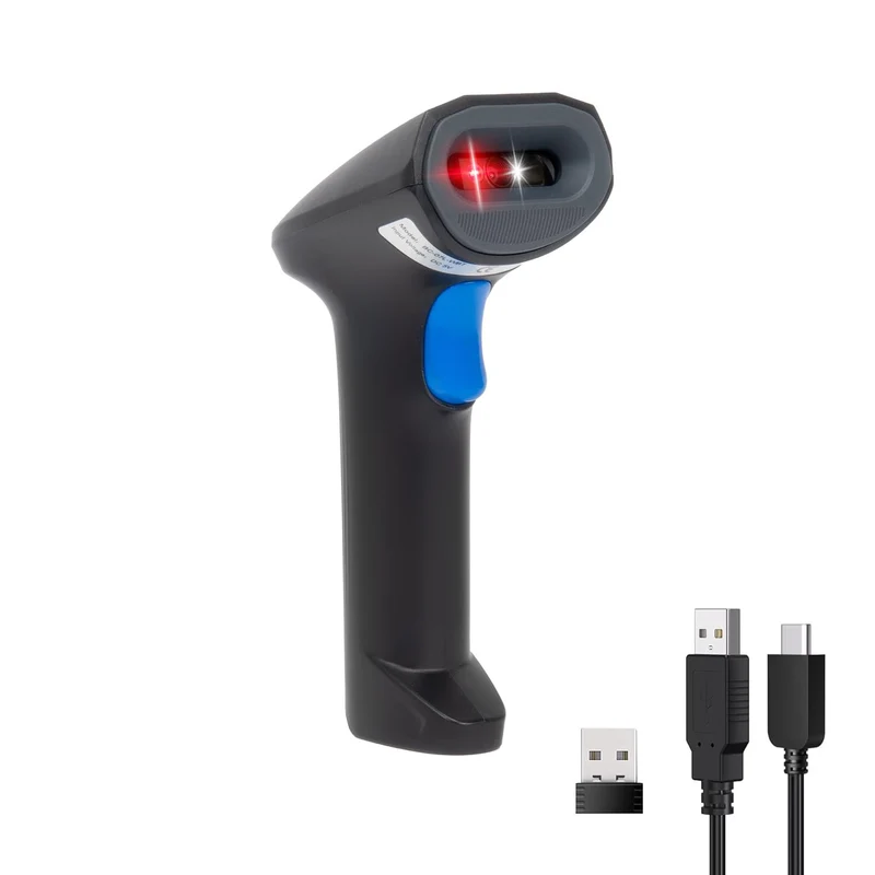 VulTech BC-07L-WBT Lettore Codici a Barre Wireless 2.4GHz / Bluetooth / USB 1D 2D QR Code CMOS 640x480 IP42 Windows Mac Linux