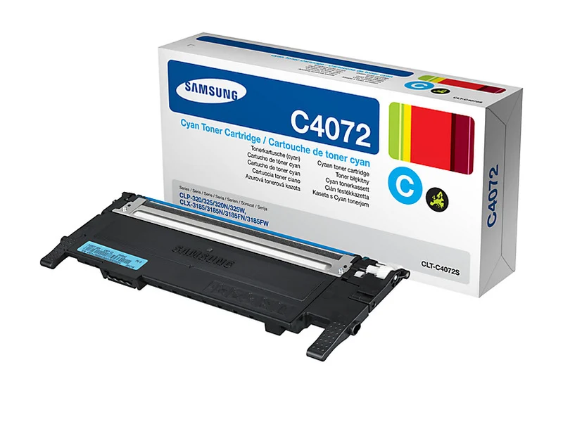 Samsung CLT-C4072S Cartuccia Toner Originale Ciano 1000 pagine per Stampanti CLP/CLX
