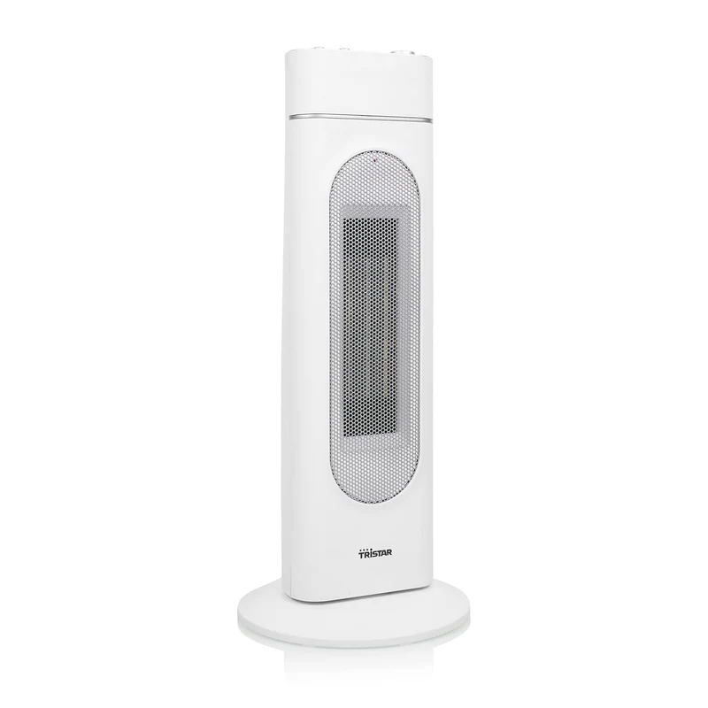 Tristar Stufa a Torre Ceramica KA-5088 2000W 2 in 1 con Termostato e Oscillazione Bianco