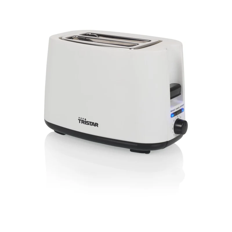 Tristar Tostapane BR-1055 2 Fessure 7 Livelli di Doratura 750W Bianco