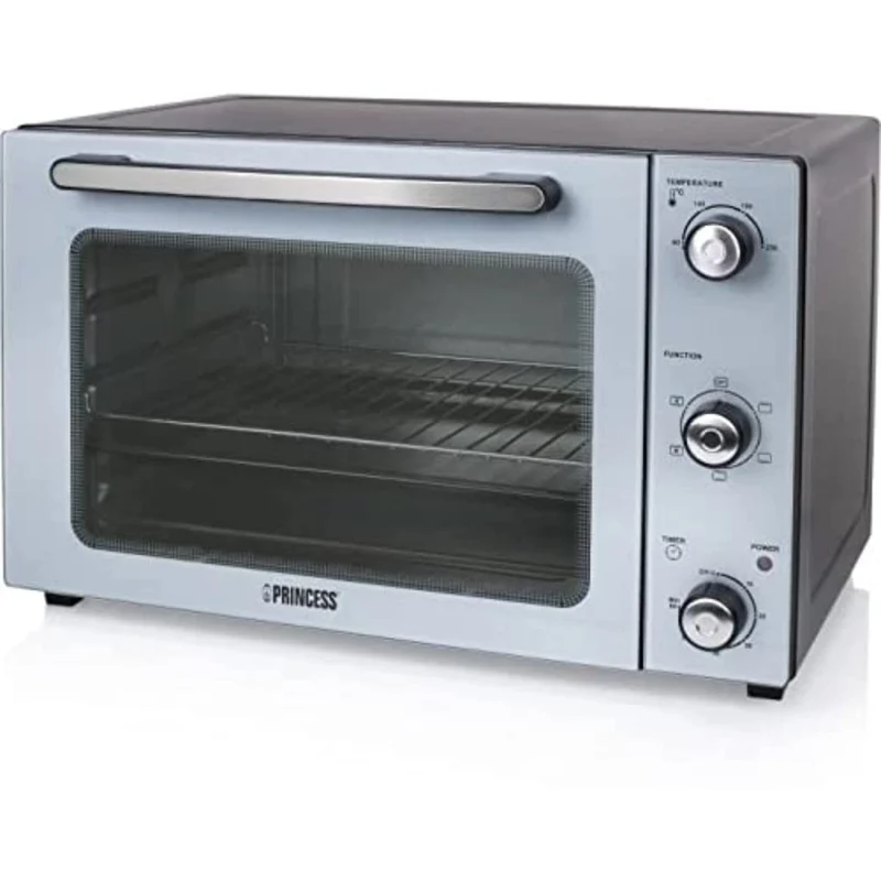 Princess Forno Elettrico a Convezione 112754 45 L 1800 W con Timer 60 min Nero/Grigio