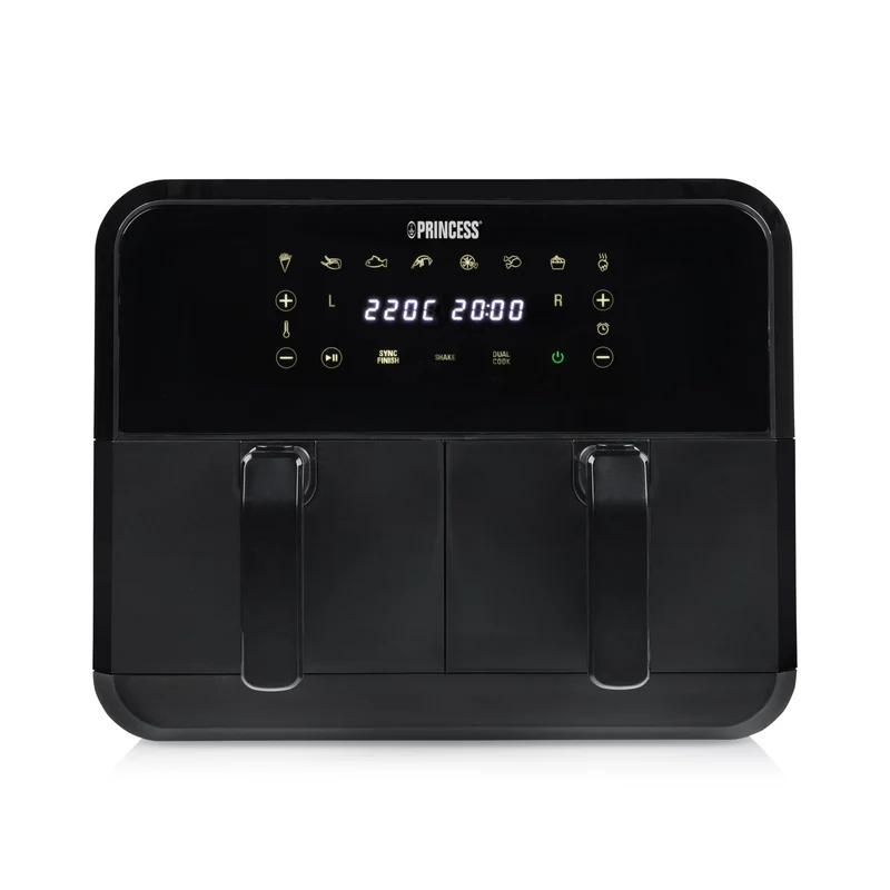 Princess Friggitrice ad Aria Doppio Cestello 182068 8L 2400W Nero
