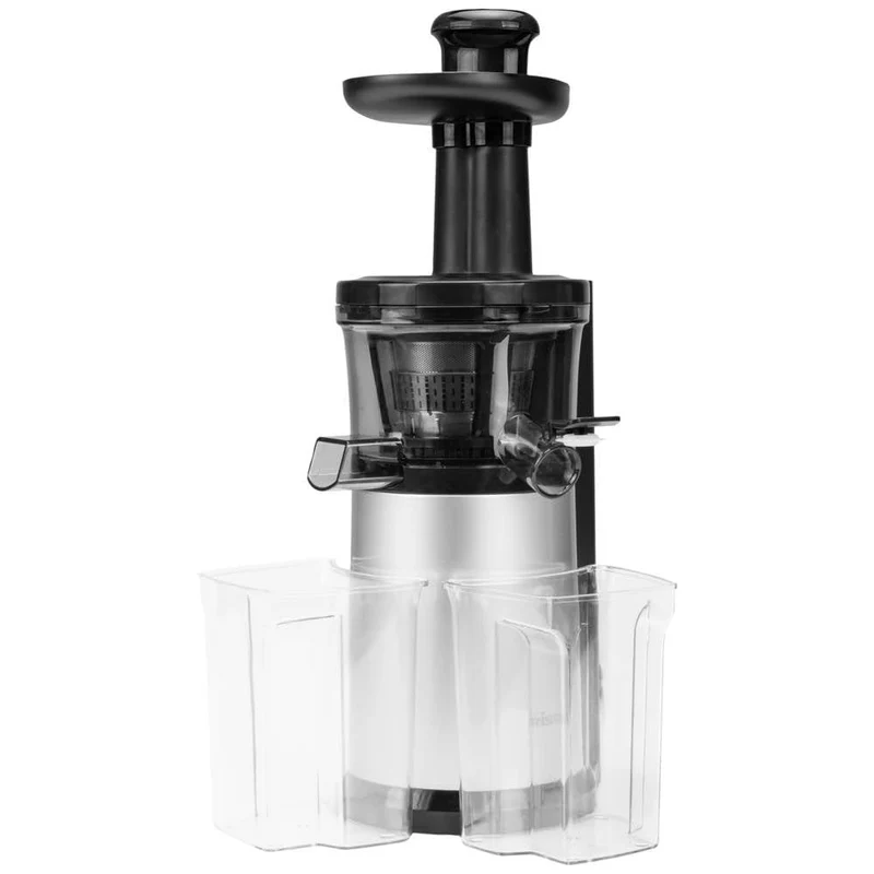 Tristar SC-2303 Estrattore di Succo Lento 150W 55 RPM Coclea Verticale Nero/Acciaio Inossidabile