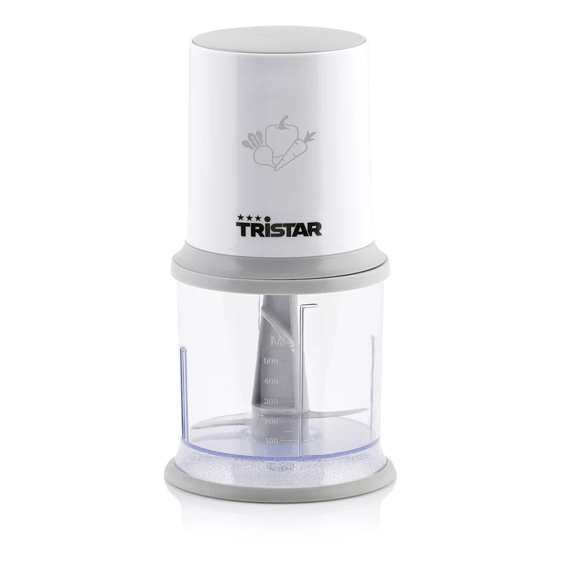 Tristar Tritatutto BL-4020 200W 0,5L Lame Acciaio Inox Grigio/Bianco