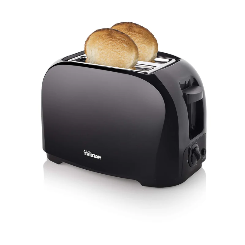 Tristar Tostapane BR-1025 800W 2 Fessure 6 Livelli di Doratura Nero