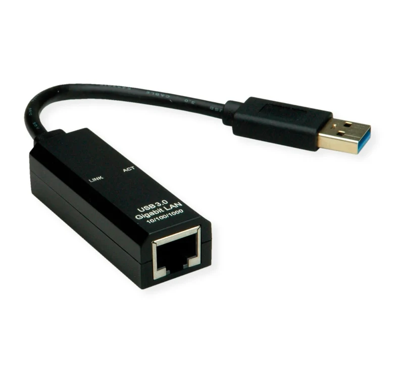 Value Adattatore USB 3.2 Gen 1 Tipo A a Gigabit Ethernet RJ45 10/100/1000 Mbps