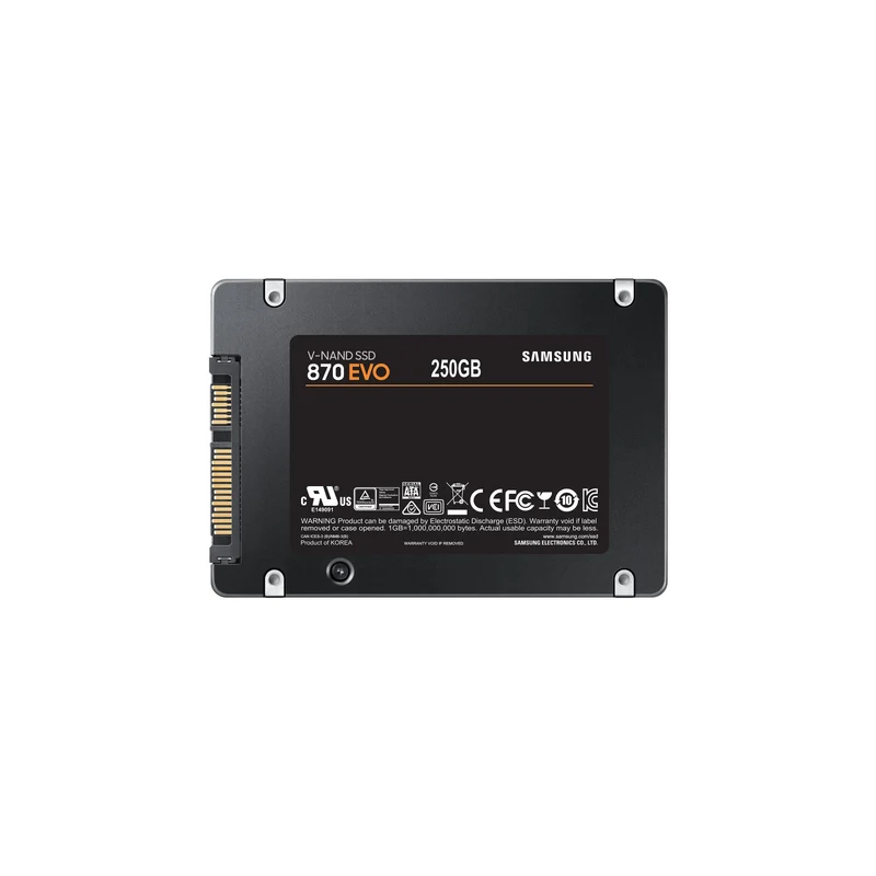Samsung 870 EVO SSD 250GB SATA III 2.5" MZ-77E250B/EU - Velocità 560 MB/s