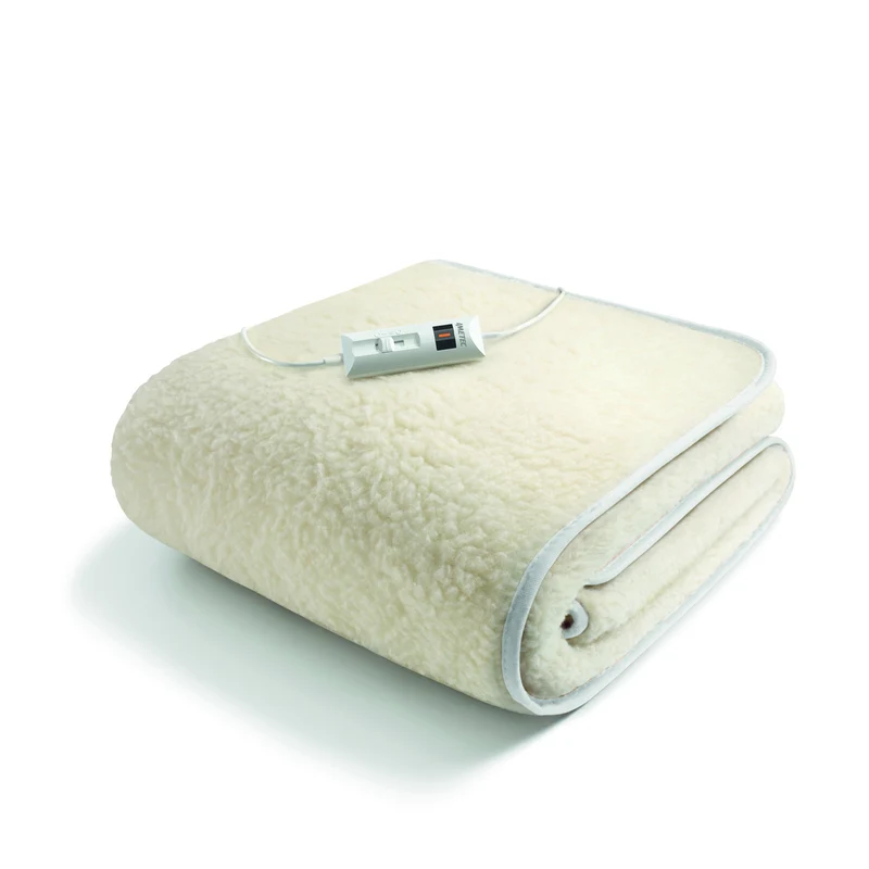 Imetec Scaldasonno Singolo 150x80 cm Lana e Merino 2 Temperature Basso Consumo 55W
