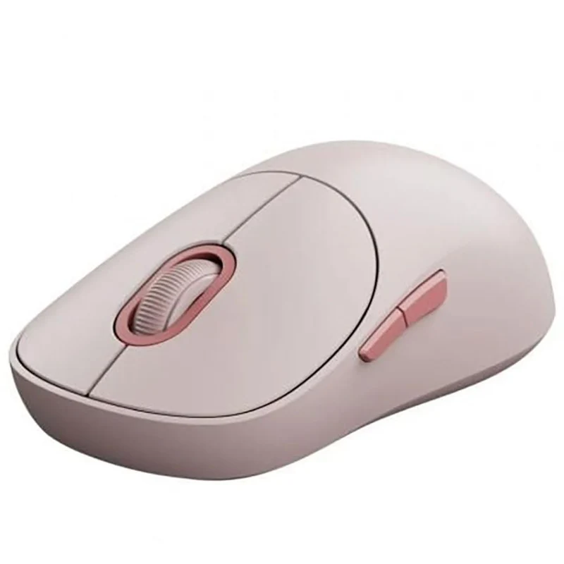 Xiaomi Wireless Mouse 3 XMWXSB03YM Silenzioso Dual Mode 2.4GHz Bluetooth 1200 DPI Rosa