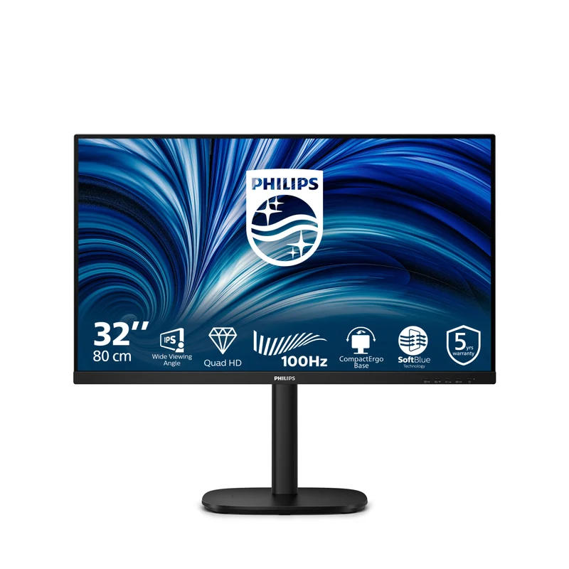 Philips Monitor PC 32B2N3500/00 31.5" Quad HD 100Hz IPS Nero