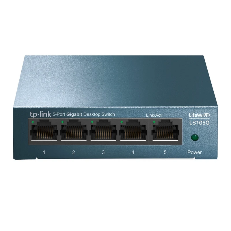 TP-Link LS105G Switch Desktop 5 Porte Gigabit Ethernet Blu
