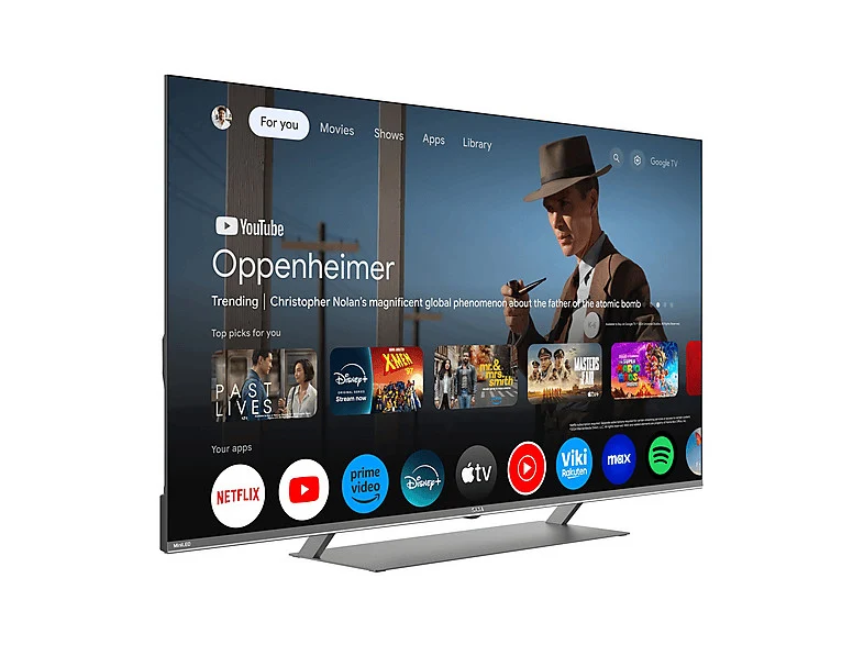 SABA TV QD-Mini LED SA55M91GTV 55" 4K Ultra HD Android TV 14.0 DVB-T2/C/S2 Nero