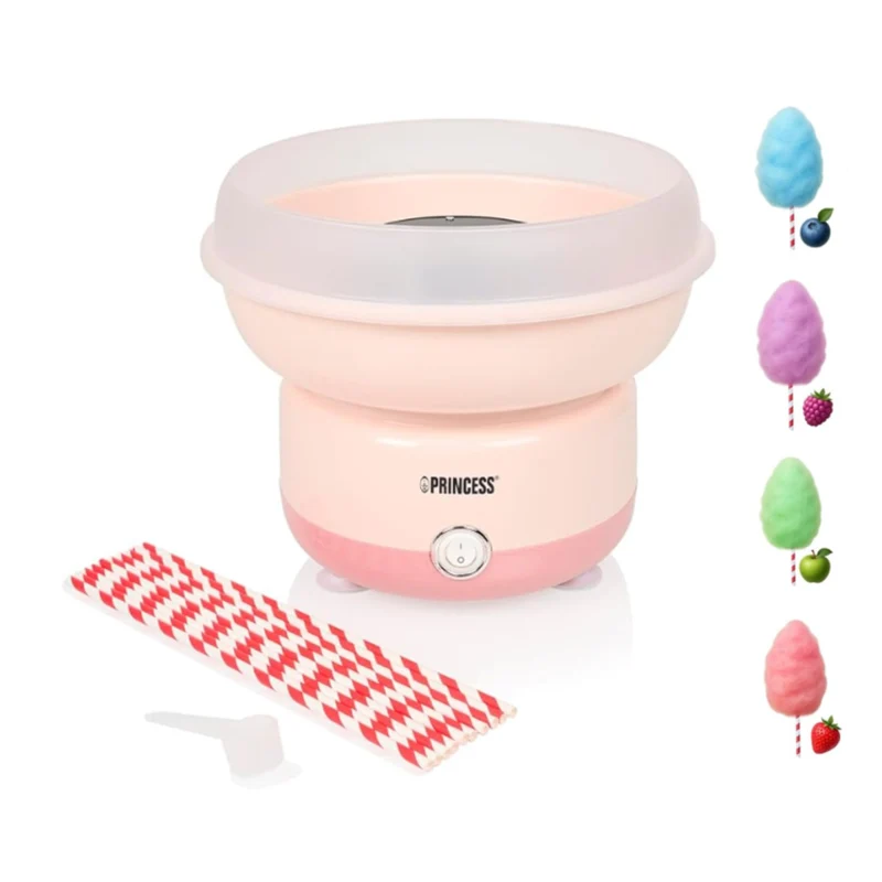 Princess Macchina per Zucchero Filato 292990 500W Rosa