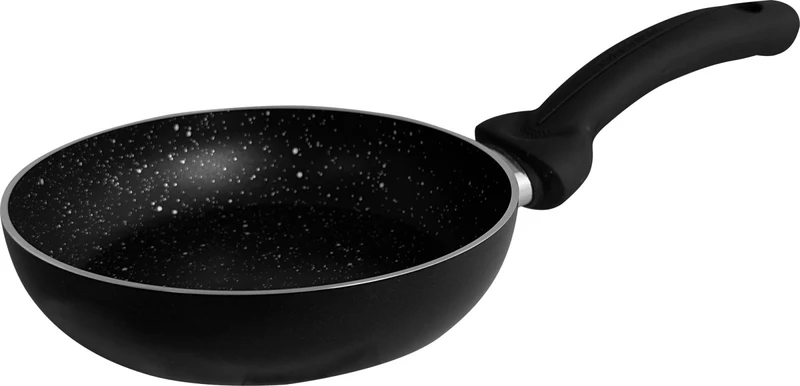 Pensofal Padella Alta BioStone Antiaderente Effetto Pietra in Alluminio per Induzione 16 cm Nera