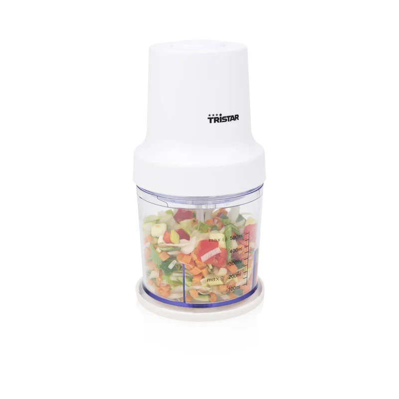 Tristar Tritatutto BL-4023 400W 2 Velocità Turbo 2 Lame Acciaio Inox Ciotola 0.5L